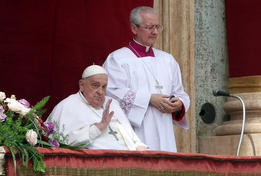 Pope Francis Easter 2025 Wave Glossy Poster Picture Photo Print Banner  Conversationprints