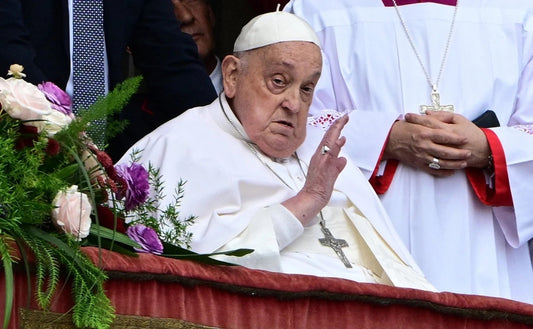 Pope Francis Easter Sunday Wave 2025 Poster Picture Photo Print Banner  Conversationprints