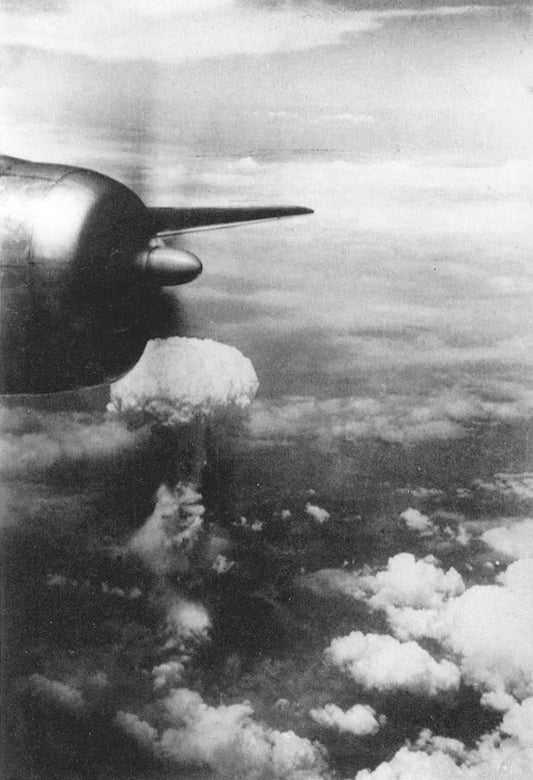 Atomic Cloud Over Nagasaki B-29 Glossy Poster Picture Photo Print Banner  Conversationprints