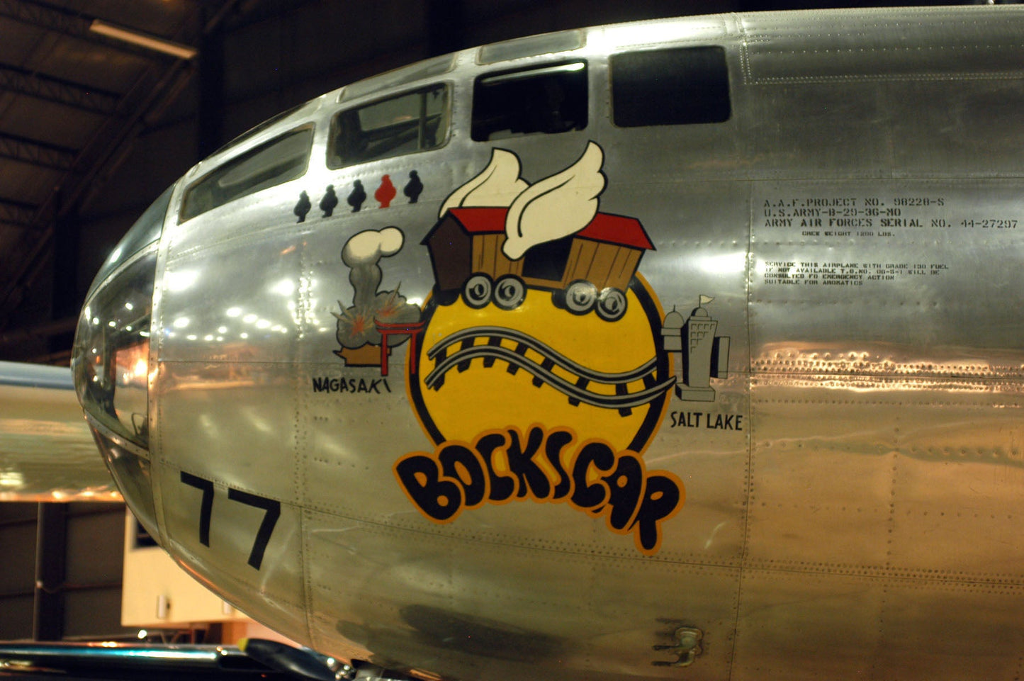 Bockscar B52 Nagasaki Bomber Glossy Poster Picture Photo Print Banner  Conversationprints