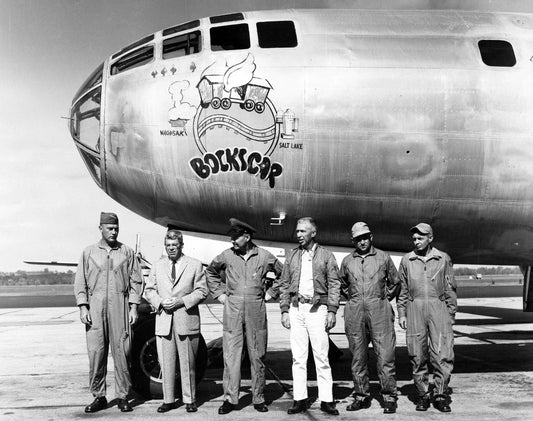 Bockscar B52 Nagasaki Crew Glossy Poster Picture Photo Print Banner  Conversationprints