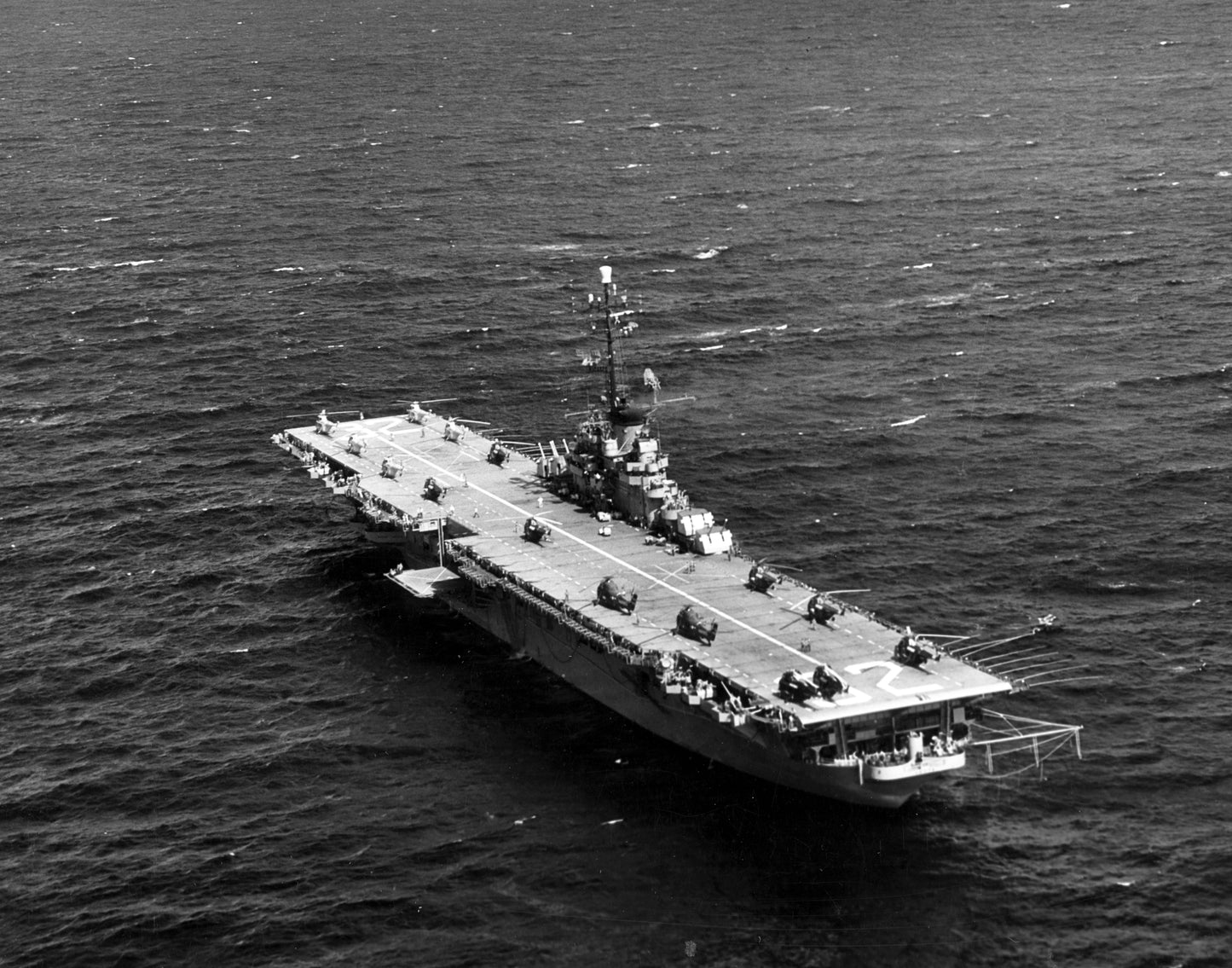 Uss Leyte Vieques Island 1957 Glossy Poster Picture Photo Print Banner  Conversationprints