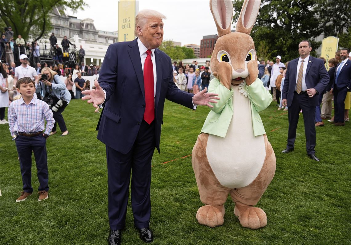 Donald Trump Easter Bunny White House Poster Picture Photo Print Banner  Conversationprints