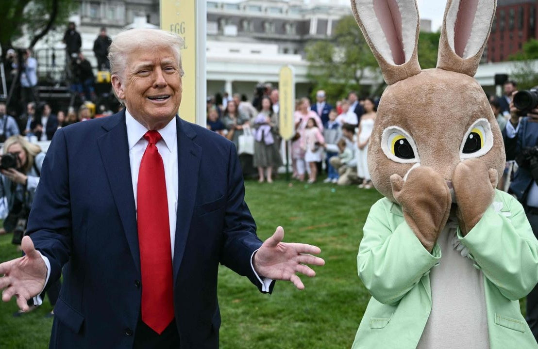 Donald Trump Easter 2025 Glossy Poster Picture Photo Print Banner  Conversationprints