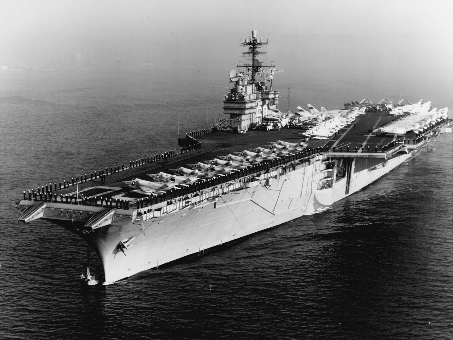 Uss Saratoga Cva-60 Barcelona 1965 Ship Poster Picture Photo Print Banner  Conversationprints