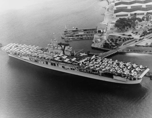 Uss Yorktown Cv-5 Carrier Ww2 Glossy Poster Picture Photo Print Banner  Conversationprints
