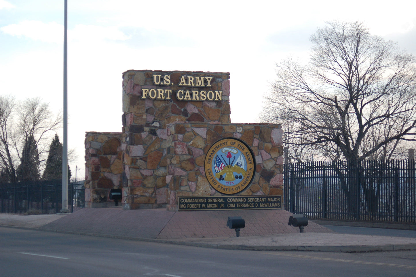 Fort Carson Gate Colorado Glossy Poster Picture Photo Print Banner  Conversationprints