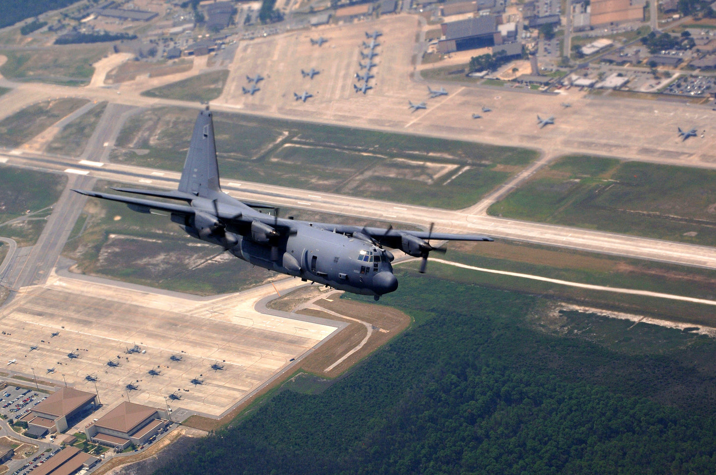 Ac-130U Over Hurlburt Field Glossy Poster Picture Photo Print Banner  Conversationprints