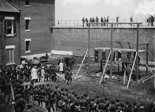 Execution Of Lincoln Assassins Glossy Poster Picture Photo Print Banner  Conversationprints