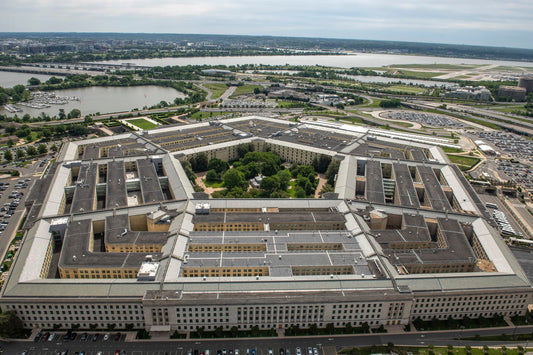 The Pentagon Aerial View Glossy Poster Picture Photo Print Banner  Conversationprints