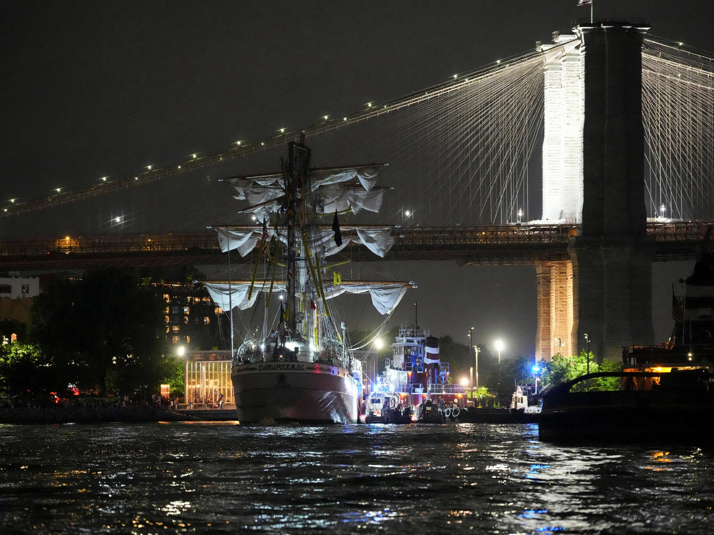 Brooklyn Bridge Crash Mexican Navy Poster Picture Photo Print Banner  Conversationprints