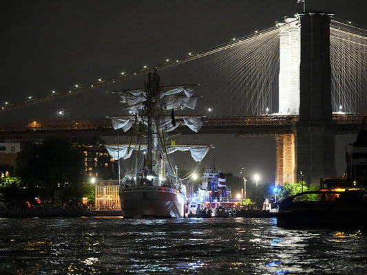 Brooklyn Bridge Crash Mexican Navy Poster Picture Photo Print Banner  Conversationprints