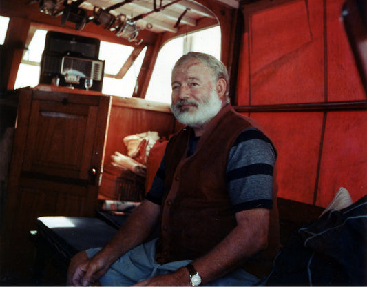 Ernest Hemingway Author 1950 Glossy Poster Picture Photo Print Banner  Conversationprints