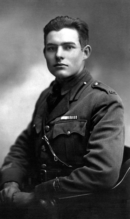 Ernest Hemingway Milan 1918 Glossy Poster Picture Photo Print Banner  Conversationprints