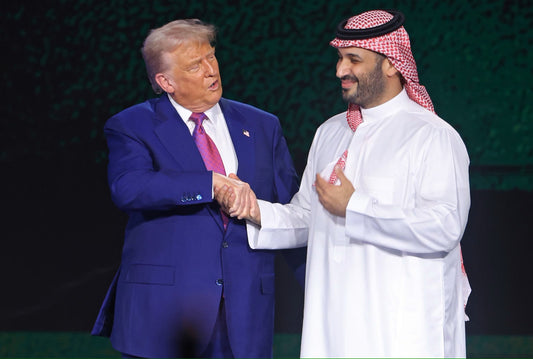 Trump Mohammed Bin Salman Handshake Poster Picture Photo Print Banner  Conversationprints