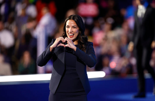Alexandria Ocasio-Cortez Aoc Heart Poster Picture Photo Print Banner  Conversationprints