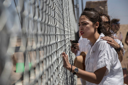 Alexandria Ocasio-Cortez Mexico Border Poster Picture Photo Print Banner  Conversationprints