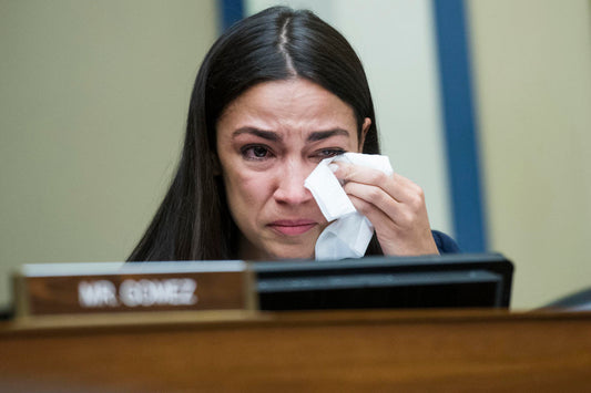 Alexandria Ocasio-Cortez Aoc Crying Poster Picture Photo Print Banner  Conversationprints