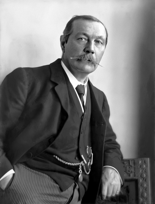 Sir Arthur Conan Doyle Writer Sherlock Poster Picture Photo Print Banner  Conversationprints