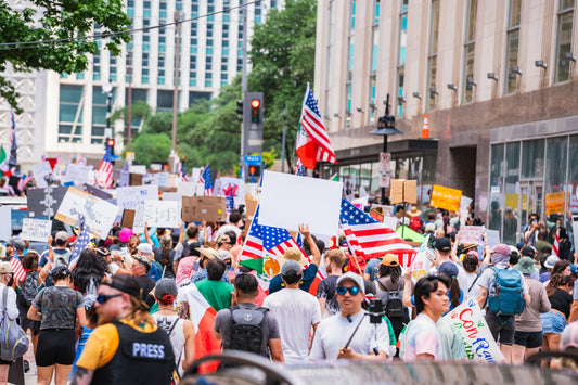 No Kings Day Dallas Protest Glossy Poster Picture Photo Print Banner  Conversationprints