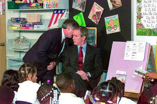 George Bush 9-11 Classroom 9/11 Glossy Poster Picture Photo Print Banner  Conversationprints