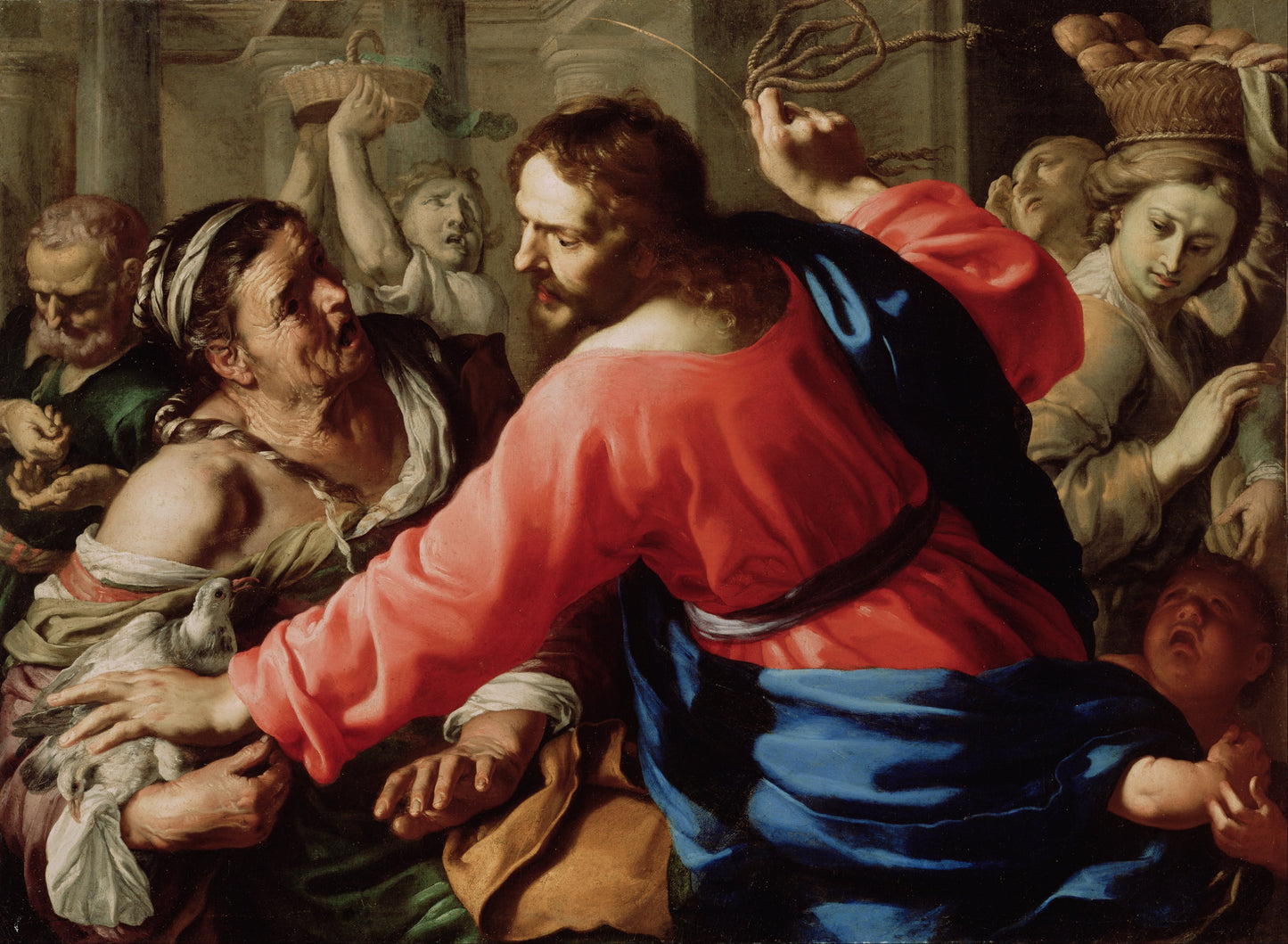 Christ Cleansing Of The Temple Glossy Poster Picture Photo Print Banner  Conversationprints