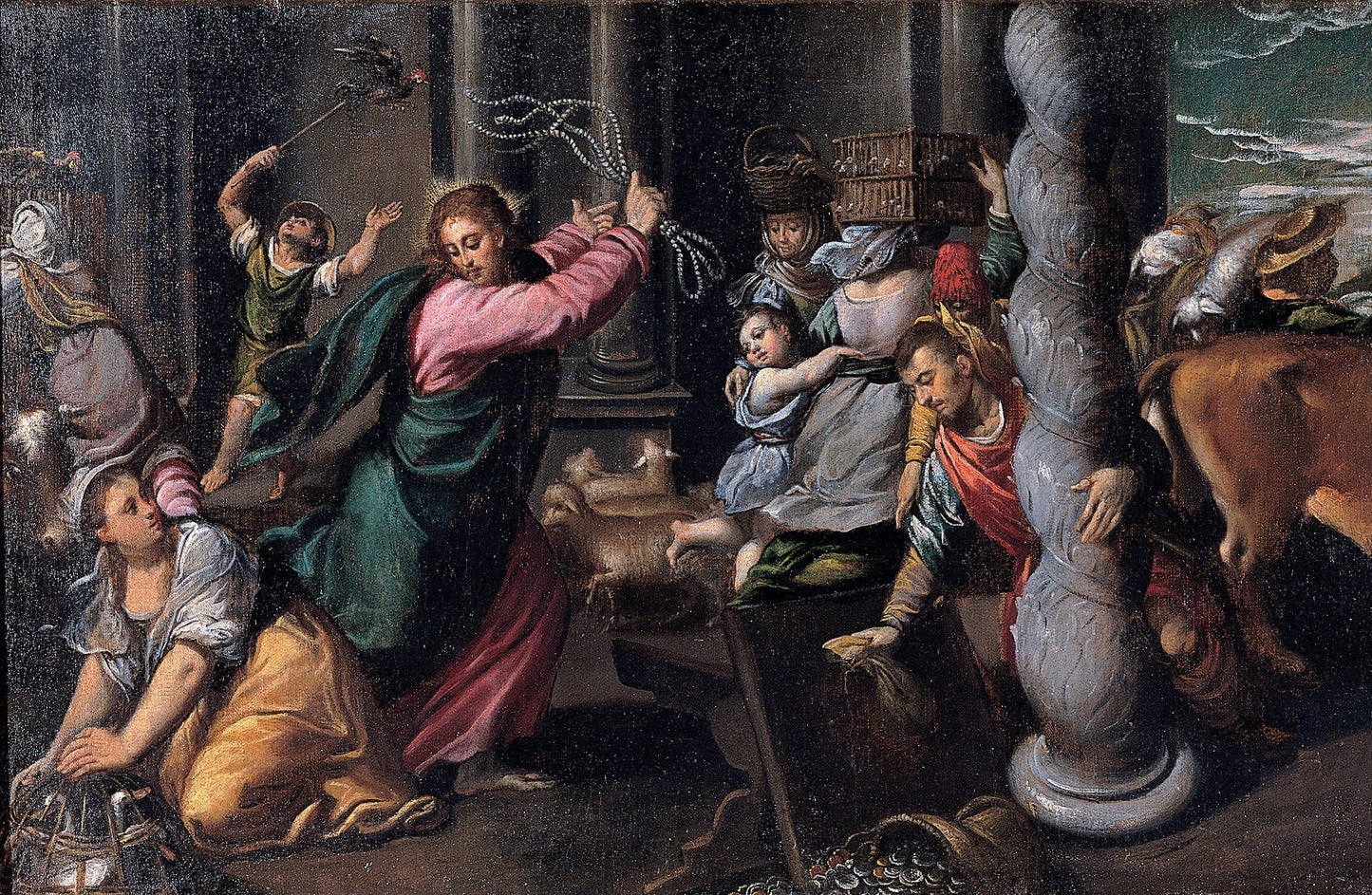 Christ Cleansing Of The Temple Gospel Poster Picture Photo Print Banner  Conversationprints