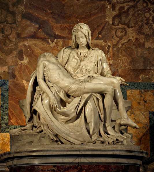 Michelangelo Pieta Pity Christ Glossy Poster Picture Photo Print Banner  Conversationprints