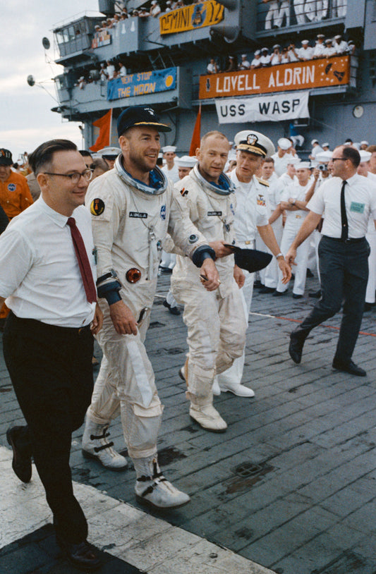 James Jim Lovell Gemini 12 Crew Glossy Poster Picture Photo Print Banner  Conversationprints
