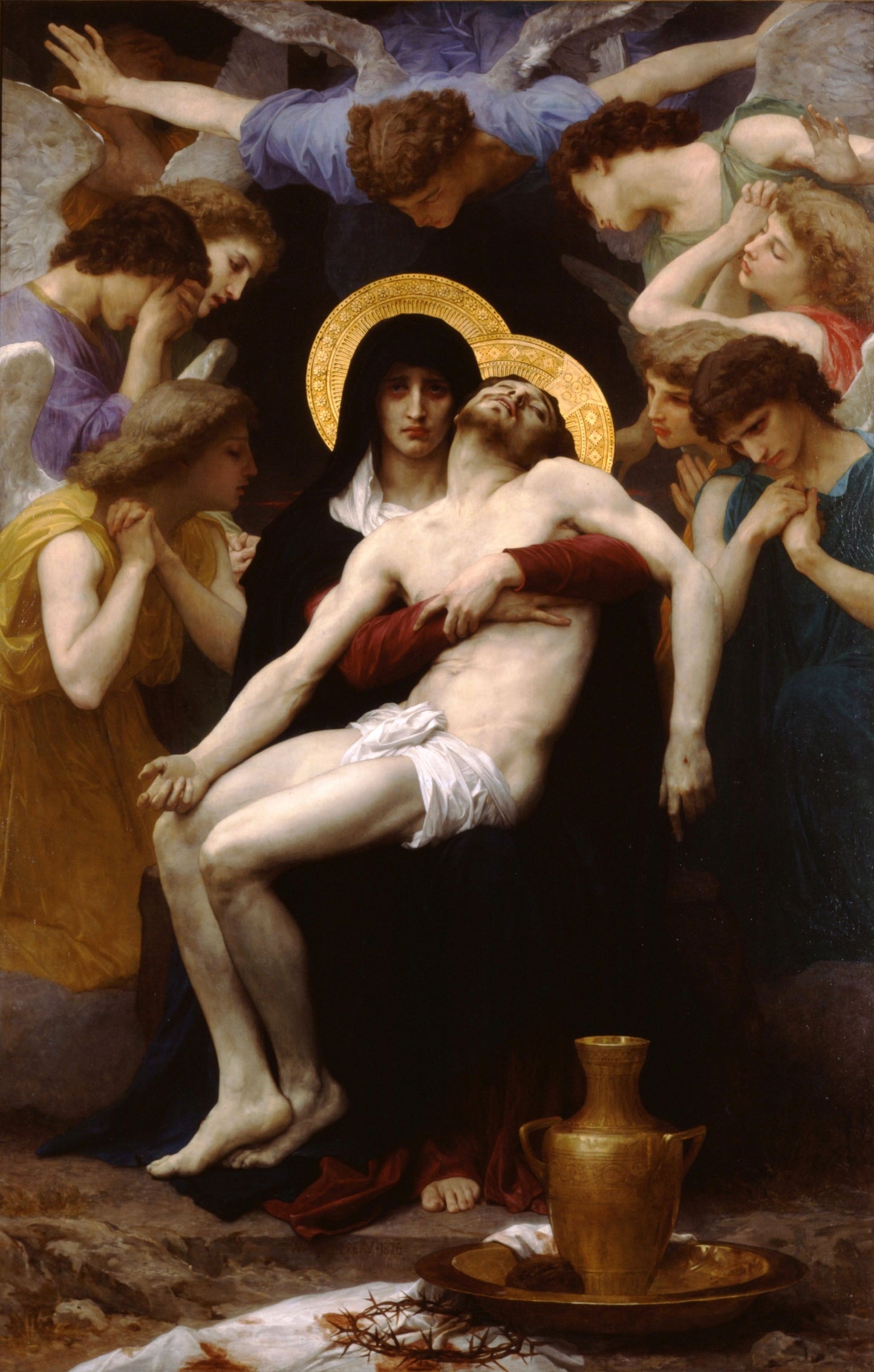 Pieta William Adolphe Bouguereau Glossy Poster Picture Photo Print Banner  Conversationprints