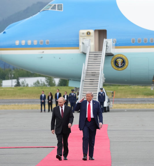 Trump Alaska Russia Meeting Arrival 2025 Poster Picture Photo Print Banner  Conversationprints