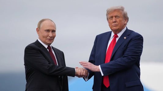 Trump Alaskan Meeting Vlad Glossy Poster Picture Photo Print Banner  Conversationprints