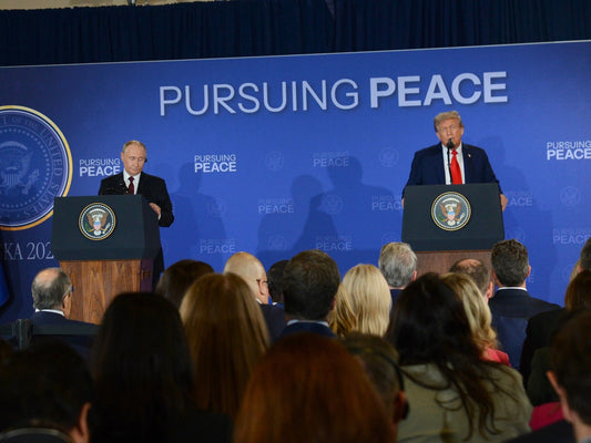 Trump Speaking Alaska Summit 2025 Russia Poster Picture Photo Print Banner  Conversationprints