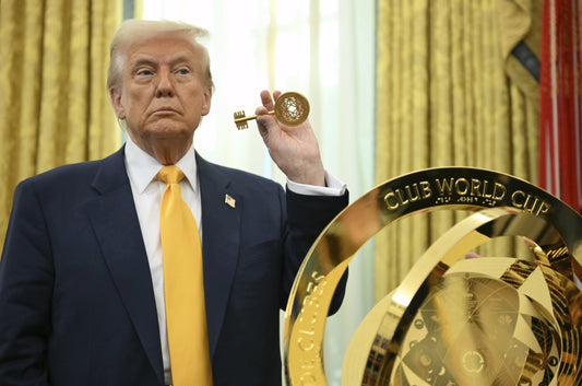 Trump World Cup Trophy Key Glossy Poster Picture Photo Print Banner  Conversationprints