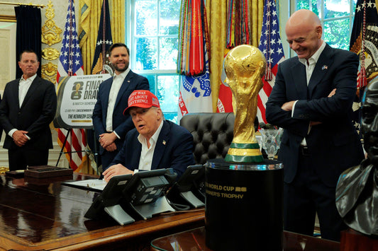 Trump Vance Gianni Soccer Trophy Glossy Poster Picture Photo Print Banner  Conversationprints