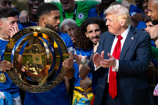 Trump Trophy Presentation Soccer Glossy Poster Picture Photo Print Banner  Conversationprints