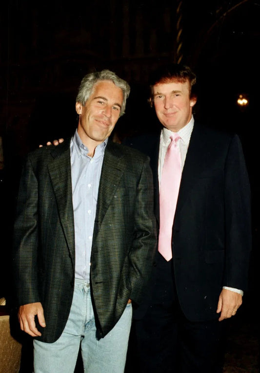 Donald Trump Jeffrey Epstein Glossy Poster Picture Photo Print Banner  Conversationprints