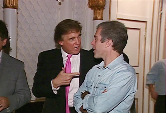 Trump Epstein Conversing Glossy Poster Picture Photo Print Banner  Conversationprints
