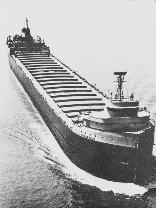 Ss Edmund Fitzgerald Freighter Glossy Poster Picture Photo Print Banner  Conversationprints