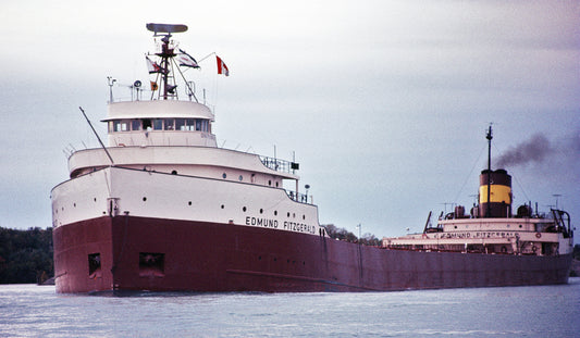 Ss Edmund Fitzgerald Great Lakes Glossy Poster Picture Photo Print Banner  Conversationprints