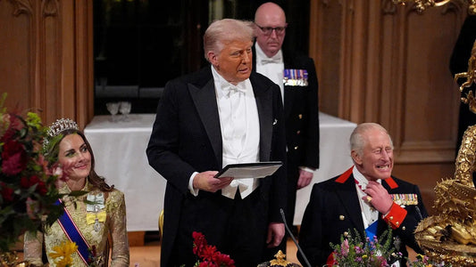 Donald Trump Speech Uk Banquet Kate Poster Picture Photo Print Banner  CONVERSATIONPRINTS