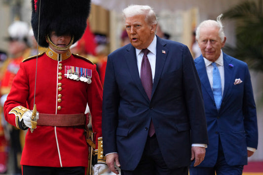 Trump Uk Palace Guard Charles Glossy Poster Picture Photo Print Banner  CONVERSATIONPRINTS