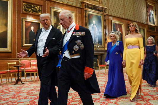 Hrh Charles Camilla Trump Melania Uk Poster Picture Photo Print Banner  CONVERSATIONPRINTS