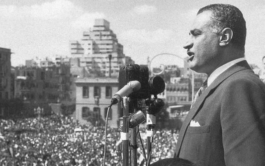 Gamal Abdel Nasser Egypt Speech Glossy Poster Picture Photo Print Banner  Conversationprints