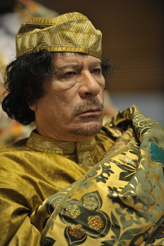 Muammar Gaddafi Summit Libya Glossy Poster Picture Photo Print Banner  Conversationprints