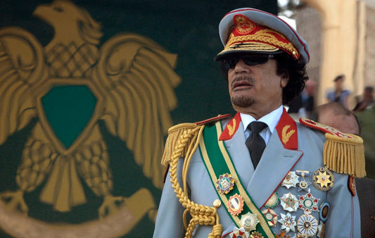 Muammar Gaddafi Libyan Revolution Glossy Poster Picture Photo Print Banner  Conversationprints