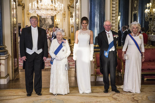 Trump Queen Elizabeth Palace Banquet Poster Picture Photo Print Banner  Conversationprints