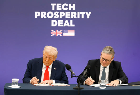 Trump Starmer Tech Prosperity Deal Poster Picture Photo Print Banner  Conversationprints