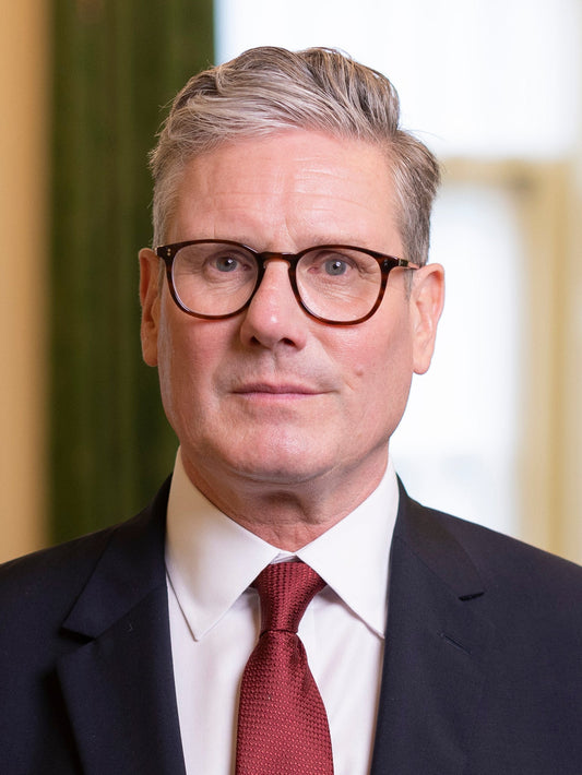 Keir Starmer Uk Pm Portrait Glossy Poster Picture Photo Print Banner  Conversationprints