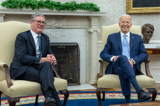 Keir Starmer Joe Biden Glossy Poster Picture Photo Print Banner  Conversationprints